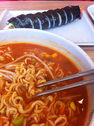 김밥&라면 이미지