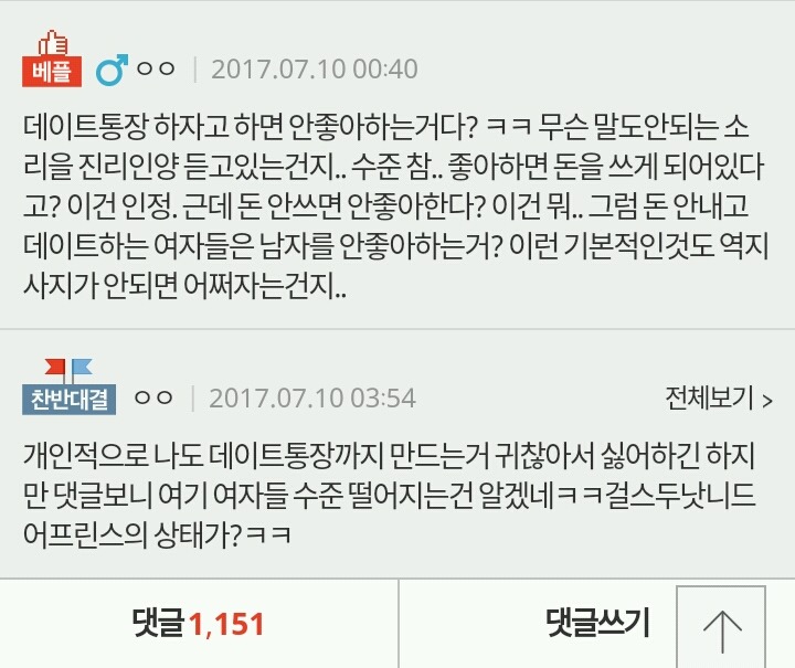 추가)) 데이트통장 만들자는 남친...어떻게 할까요?ㅠㅠ | 인스티즈
