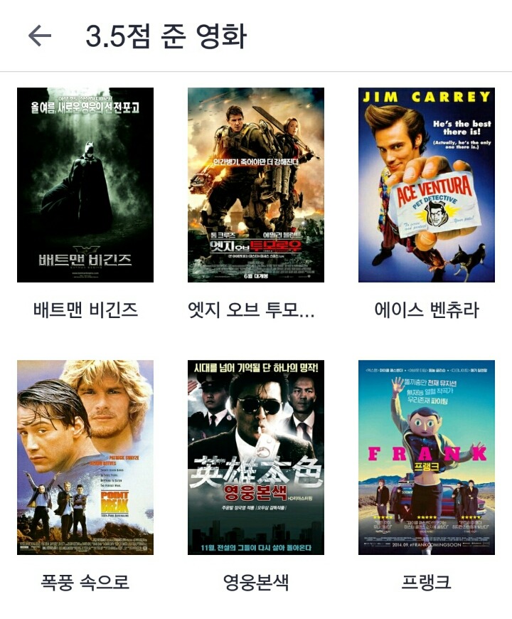 개인적인 영화 평점... | 인스티즈