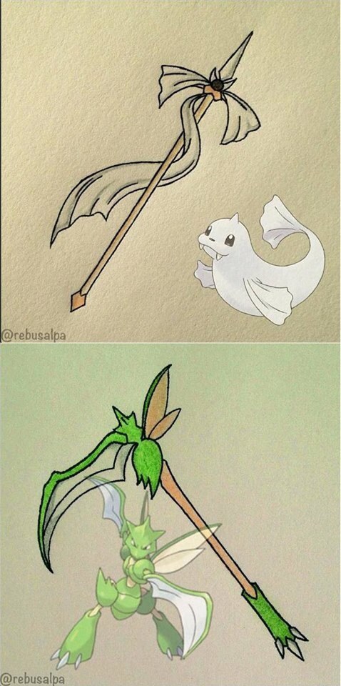 포켓몬스터가 무기로 변한다면?.jpg | 인스티즈