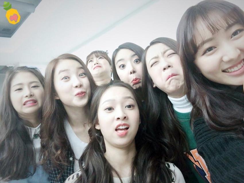 에이프릴+윤채경,조시윤 얼굴몰아주기 | 인스티즈