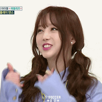 170301 주간아이돌 애교노동자 케이.gif (소움데주의) | 인스티즈