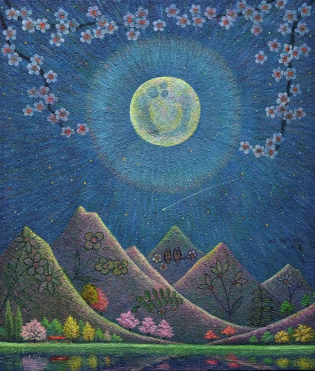밤하늘의 별과 달을 그리는 화가 ㅎㄷㄷㄷㄷ .jpg | 인스티즈