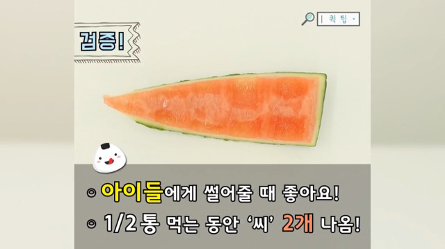 수박의 계절 여름.. 수박씨 쉽게 발라 먹는 방법 🍉 | 인스티즈
