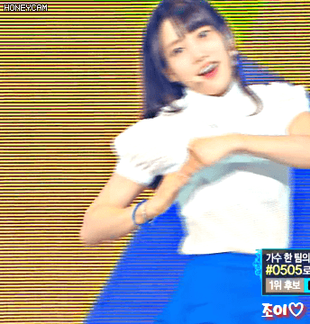 오늘 음중 다이아 채연,주은.gif | 인스티즈