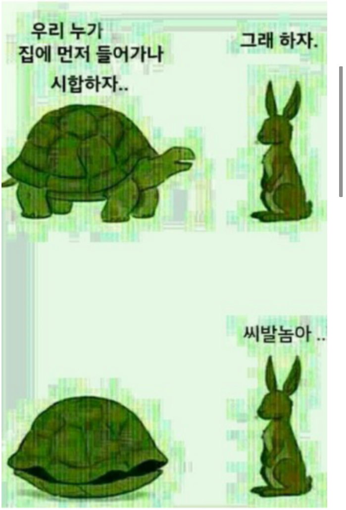 토끼와거북이 이미지