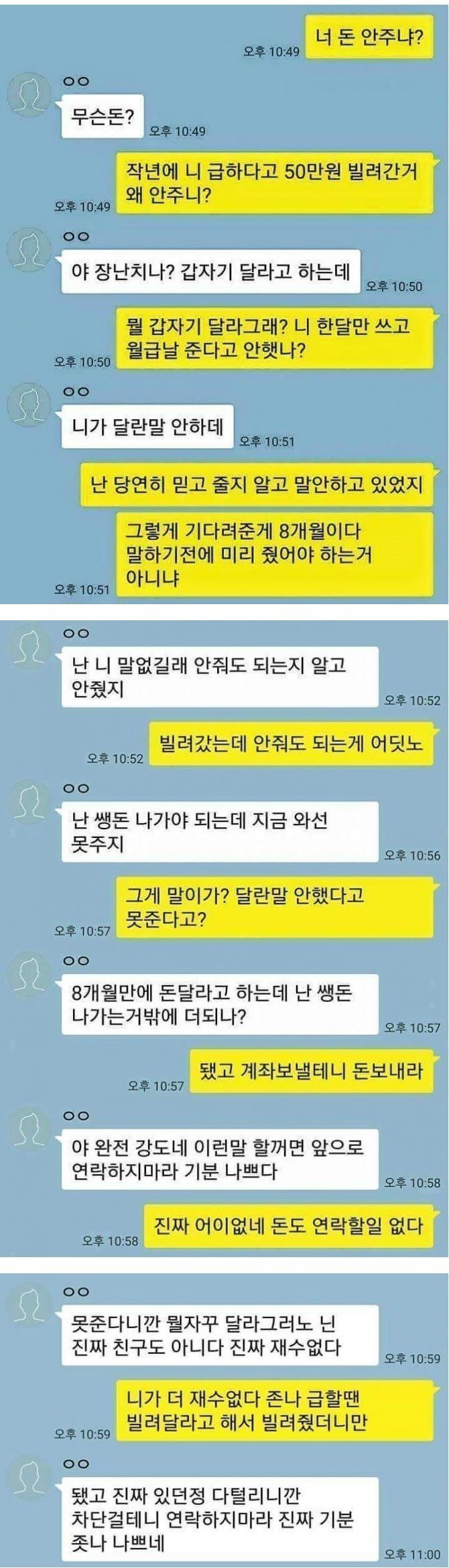 친구와의 돈거래 | 인스티즈