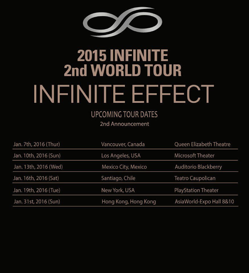 인피니트, 미주 투어 시작 "월드 클래스 아이돌" | 인스티즈