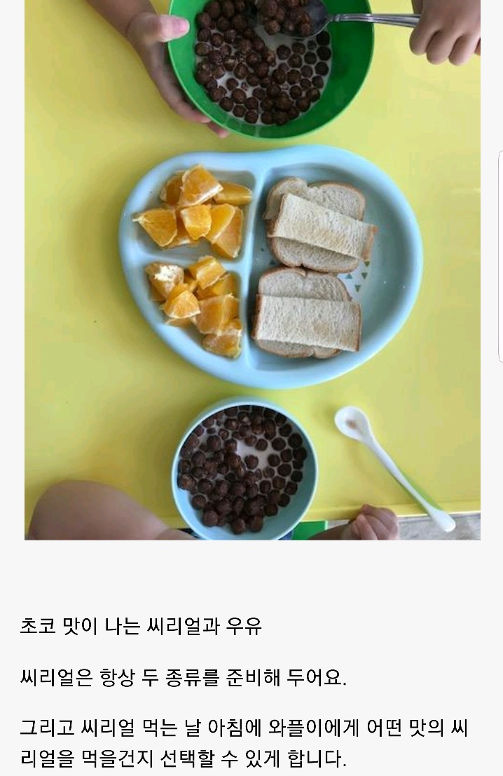 한국인 친구가 보고 놀란 미국 아기들의 유아식 | 인스티즈