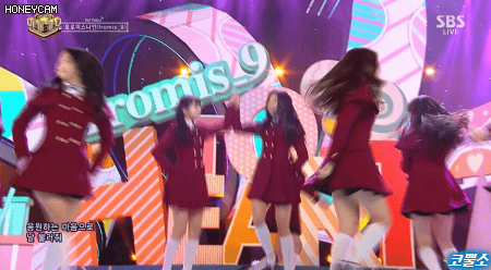 프로미스나인_인기가요.gif | 인스티즈