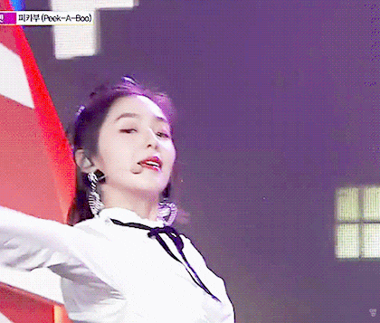 레드벨벳 11월 22일 쇼챔 무대.gif | 인스티즈