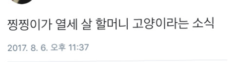 찡찡이가 열세살 할머니라는 것을 알게된 사람들 | 인스티즈