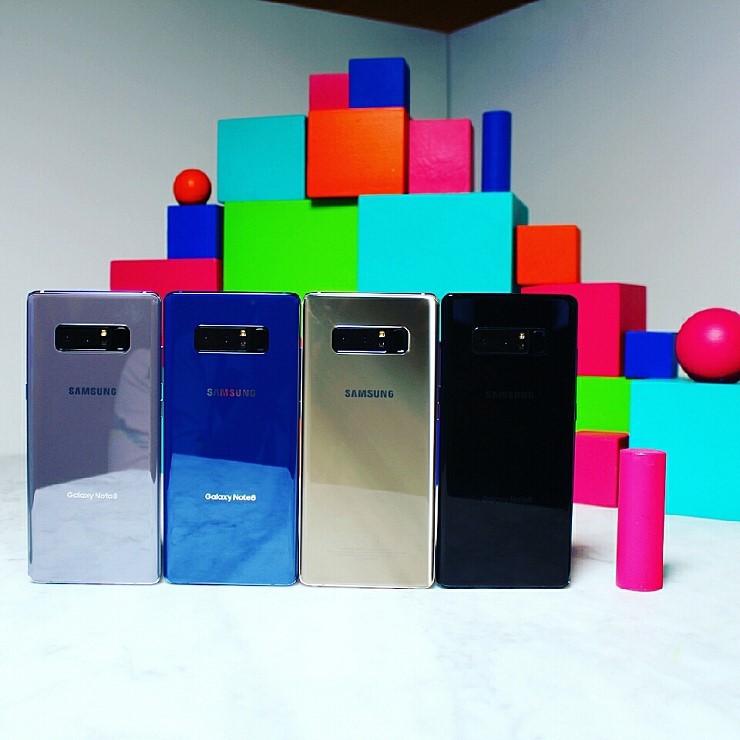 노트8 4가지 색상 실사 | 인스티즈
