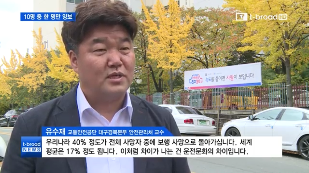 우리나라 신호등 없는 횡단보도에서 잘 지켜지지 않는것 | 인스티즈