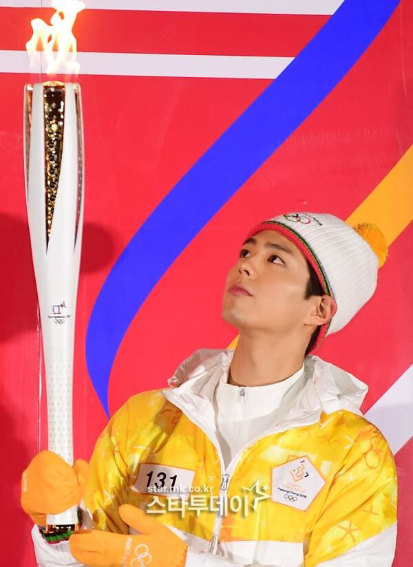 여의도 마비시킨 박보검 성화봉송 상황.jpg | 인스티즈