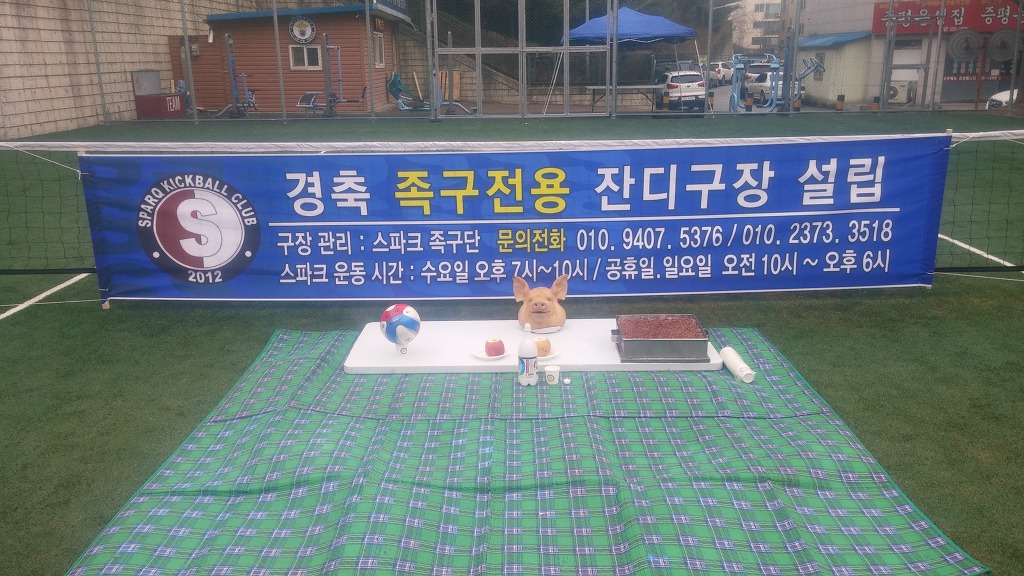 장구봉 공원 인조잔디 구장 건립 (스파크 족구단) - ⦼⦼족구장정보⦼⦼ - 족구100인클럽 장구봉 공원 인조잔디 구장 건립 (스파크 족구단)